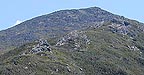 Looking up Caps Ridge